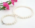 Pearl Necklace<br>BREATHTAKING<br>7.5 - 8.0 mm