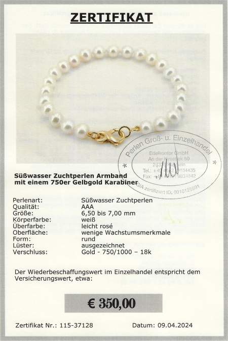 White Pearl Bracelets at SelecTraders