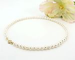 Freshwater<br>Pearl Necklace<br>Size 6.5 - 7.0 mm