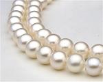 Double strand<br>necklace<br>9.5 - 10.0 mm