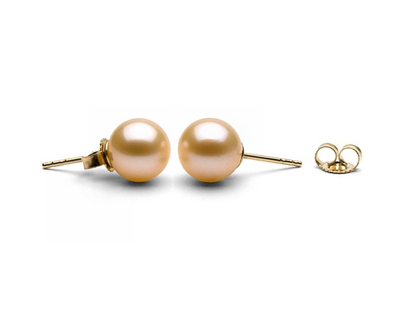 Pink pearl ear studs from Selectraders